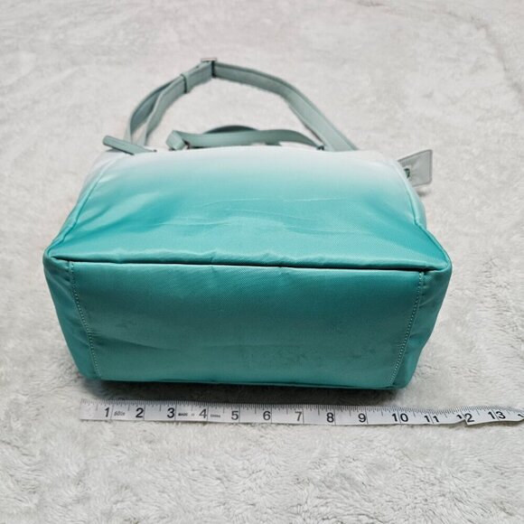 NWOT Kate Spade Jae Degrade White Mint Green Ombre Medium Satchel Hand bag Purse - Picture 11 of 16